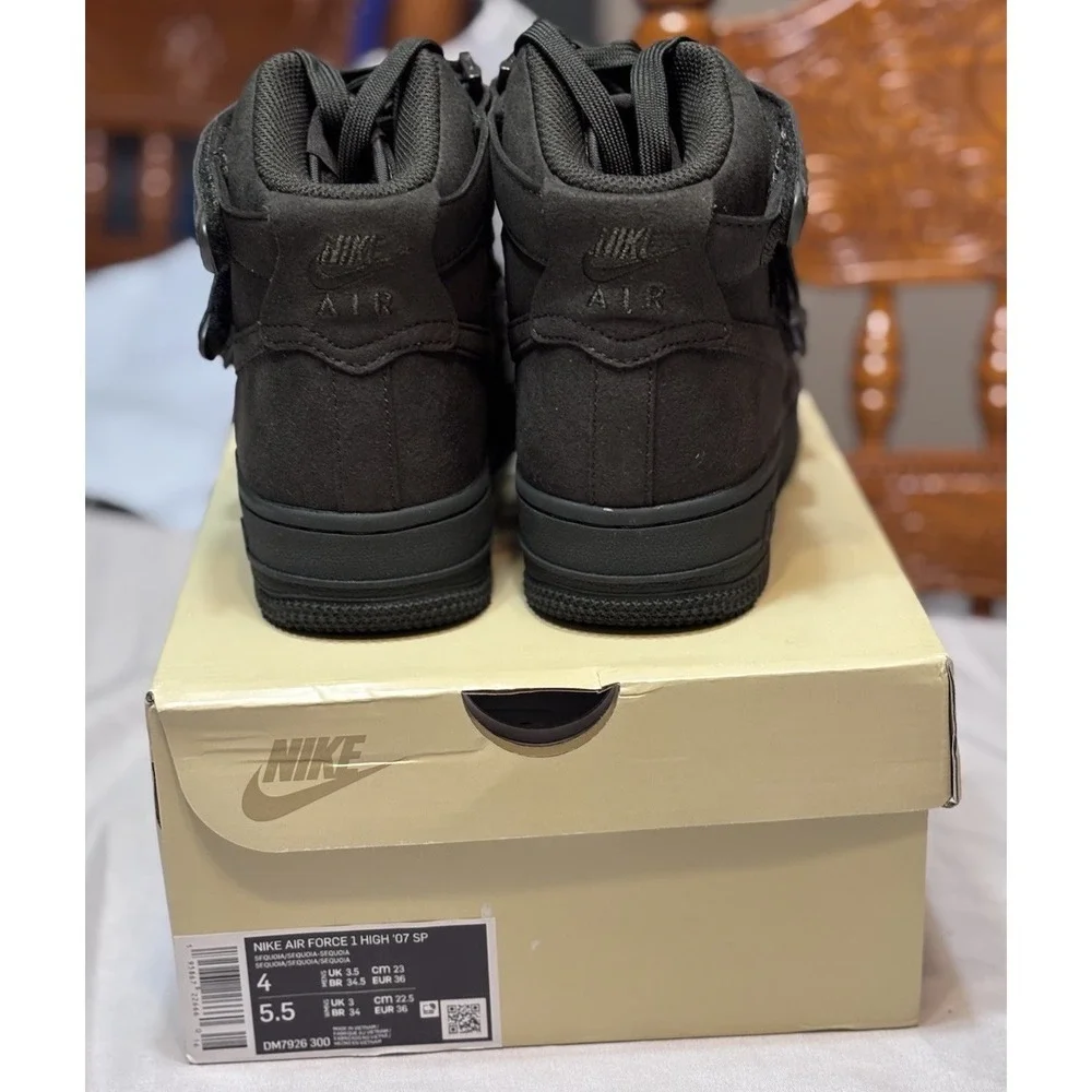 Nike Air Force 1 '07 SP Billie Eilish‎ Sequoia Shoes Size 4 M 5.5 W Brand New IB